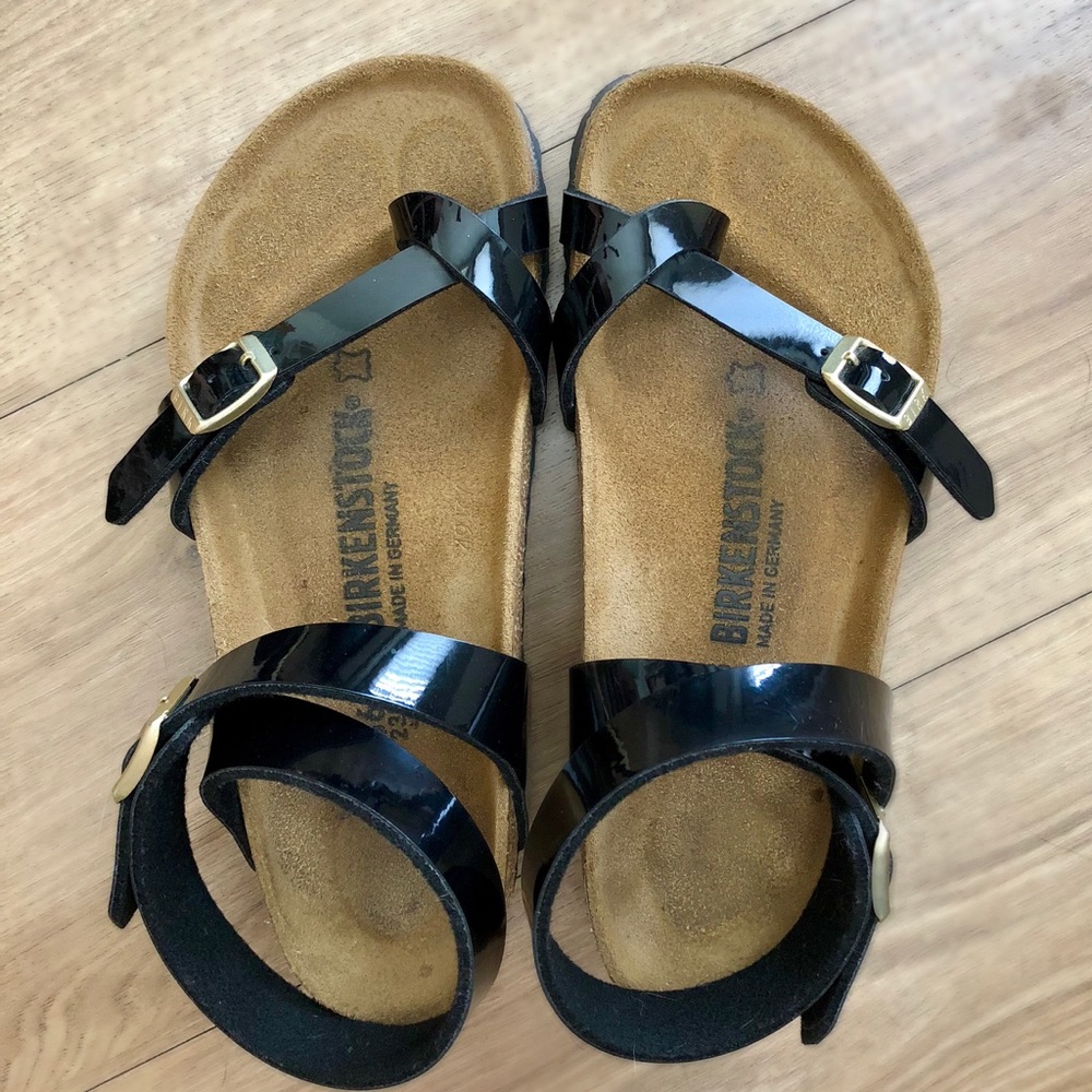 Yara Birkenstock Birko-Flor Paten Black 36